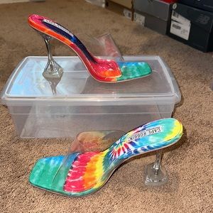 Tye Dye heels